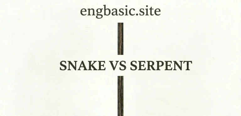 serpent vs snake feature image