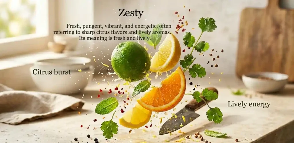 Zesty Meaning Slang
